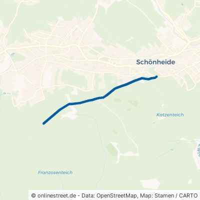 Fichzigweg Schönheide Baumannsberg 