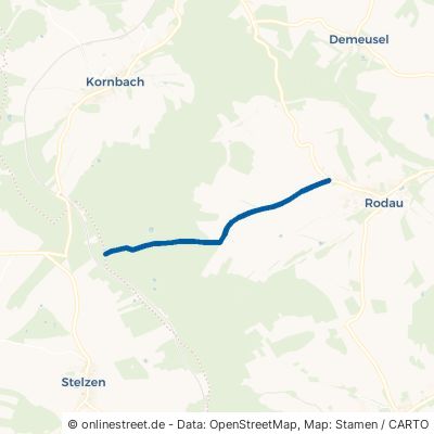 Straße Nach Stelzen Rosenbach Leubnitz 