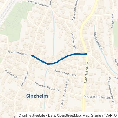 Erlenstraße 76547 Sinzheim Ortsgebiet 