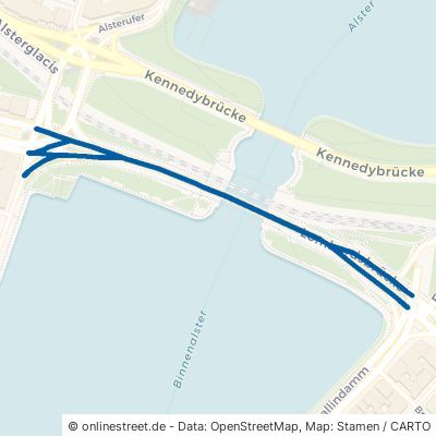 Lombardsbrücke Hamburg 