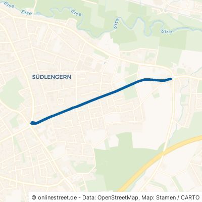 Mindener Straße Bünde Südlengern 
