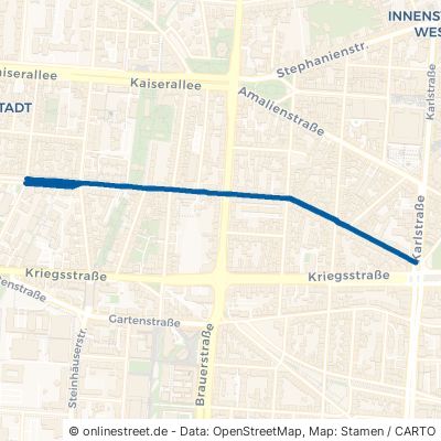 Sophienstraße 76133 Karlsruhe Weststadt Innenstadt-West