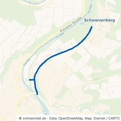 Schwarzenberger Weg Melsungen 