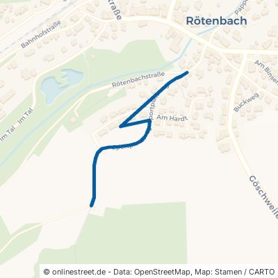 Sportplatzweg Friedenweiler Rötenbach 