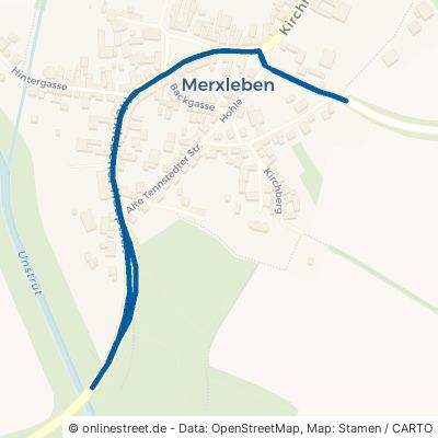 Merxlebener Hauptstraße Bad Langensalza Merxleben 