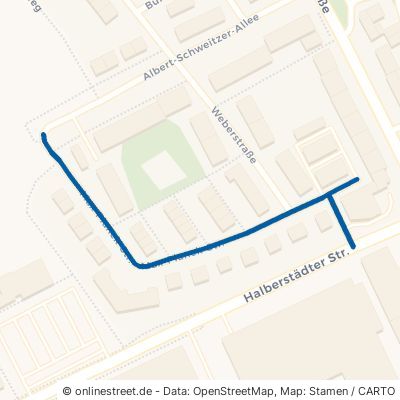 Max-Planck-Straße Wolfenbüttel Stadtgebiet 
