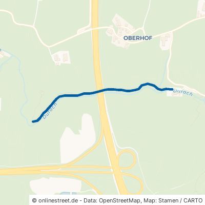Wasserweg Durach Oberhof 