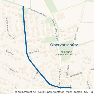 Schmiedeweg Gudensberg Obervorschütz 