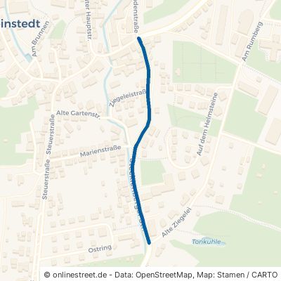 Stecklenberger Straße Thale Neinstedt 