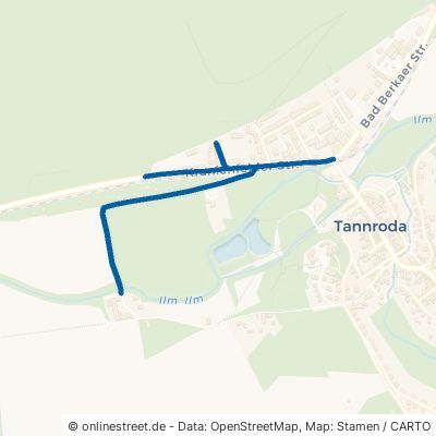 Kranichfelder Straße Bad Berka Tannroda 