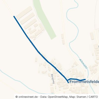 Hürbeler Straße Leutershausen Frommetsfelden 