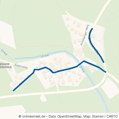 Ortsstraße Vöhl Niederorke 