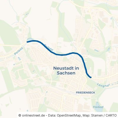Wilhelm-Kaulisch-Straße Neustadt in Sachsen Neustadt 