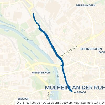 Friedrich-Ebert-Straße Mülheim an der Ruhr Mitte 