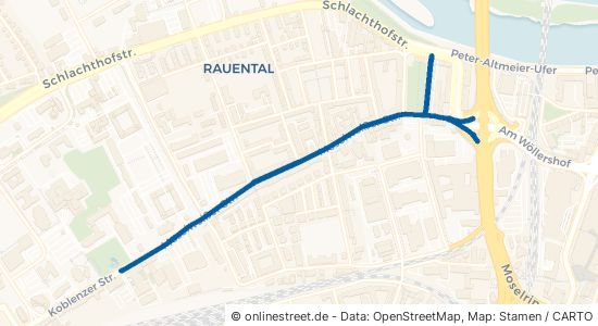 Moselweißer Straße Koblenz Rauental 
