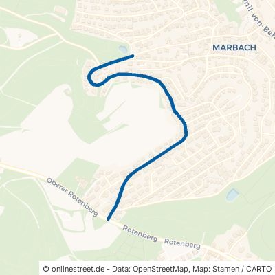 Höhenweg Marburg Marbach 