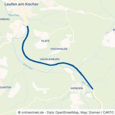Haller Straße Sulzbach-Laufen Wengen 