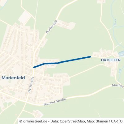 Ortsieferstraße Much Marienfeld 