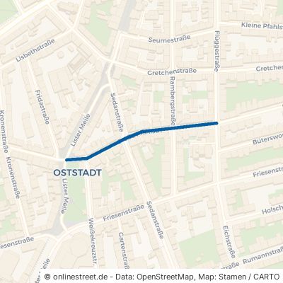 Große Pfahlstraße Hannover Oststadt 