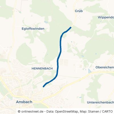 Grüber Straße Ansbach Kammerforst 