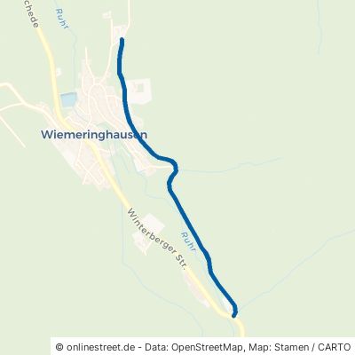 Alte Landstraße Olsberg Wiemeringhausen 