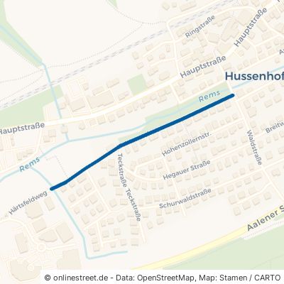 Lichtensteinstraße Schwäbisch Gmünd Hussenhofen 