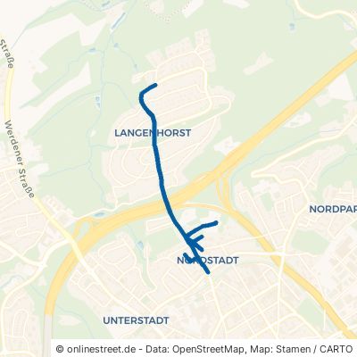 Langenhorster Straße Velbert Mitte 