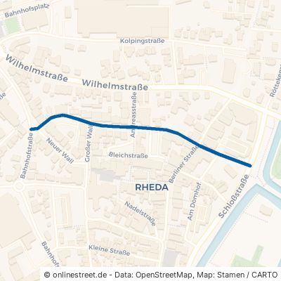 Schulte-Mönting-Straße Rheda-Wiedenbrück Rheda 