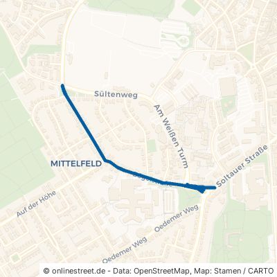 Bögelstraße Lüneburg Mittelfeld 