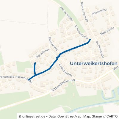 Schulbergstraße Erdweg Unterweikertshofen 
