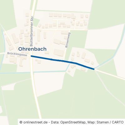 Berndshäuser Straße Künzelsau Ohrenbach 