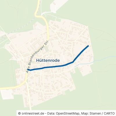 Hüttenröder Lange Straße Blankenburg Hüttenrode 