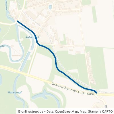 Alte Mildenseer Straße Dessau-Roßlau Waldersee 