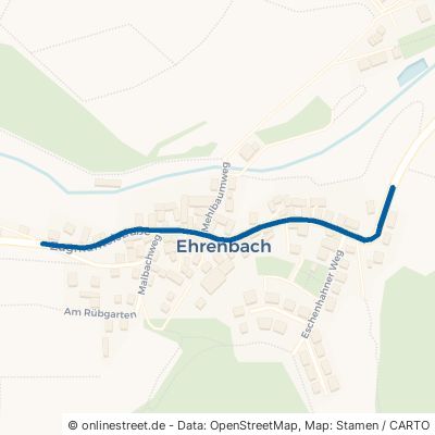 Zugmantelstraße Idstein Ehrenbach 