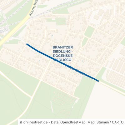 Forster Straße Cottbus Branitz 