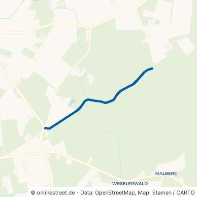 Streitweg Schermbeck Weselerwald 