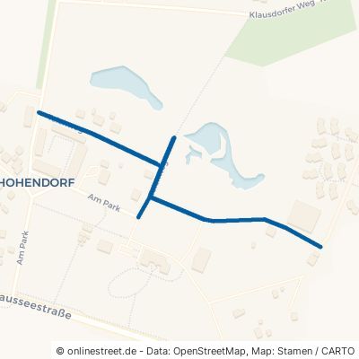 Teichweg Groß Mohrdorf Hohendorf 