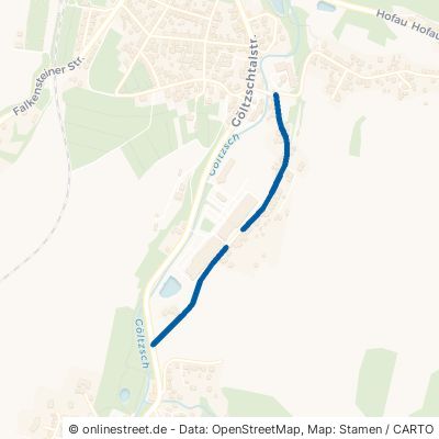Ellefelder Weg Auerbach (Vogtland) Mühlgrün 