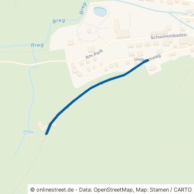 Kosbachweg 78147 Vöhrenbach Stadtgebiet 