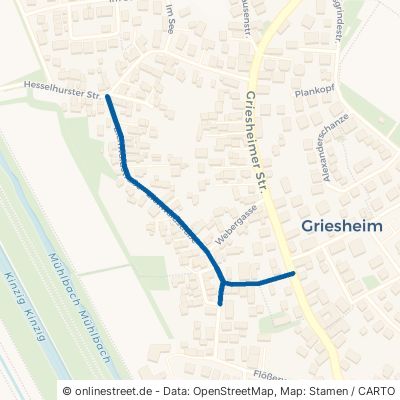 Eichwaldstraße Offenburg Griesheim 