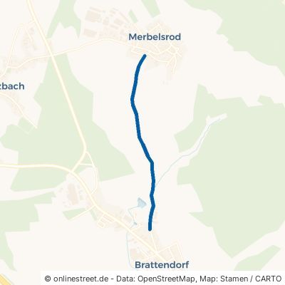 Merbelsröder Weg Auengrund Brattendorf 