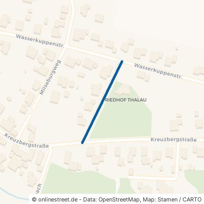 Dammersfelderweg Ebersburg Thalau 