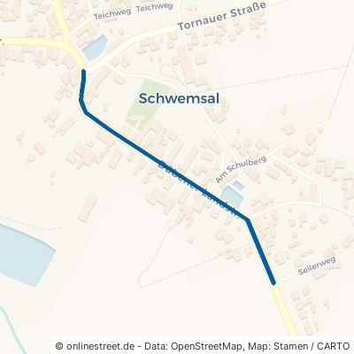 Dübener Landstraße Muldestausee Schwemsal 