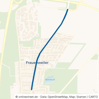 Alte Bruchsaler Straße Wiesloch Frauenweiler 