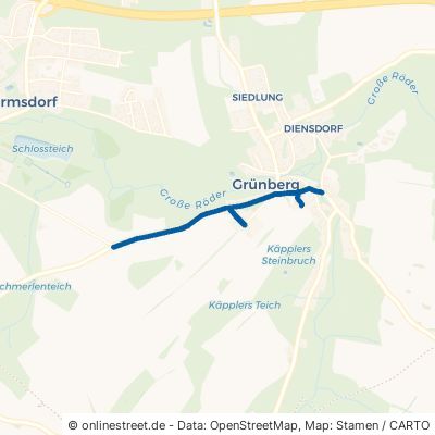 Lausaer Straße Ottendorf-Okrilla Grünberg 