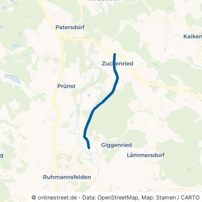 Zuckenrieder Straße Teisnach Kaikenried 