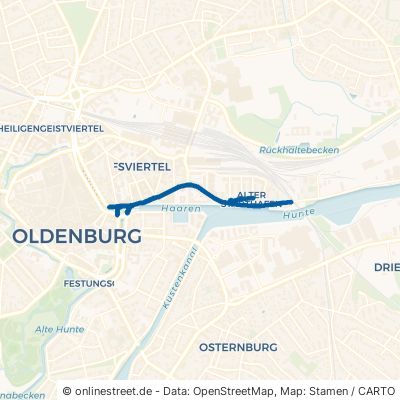 Stau Oldenburg Innenstadt 
