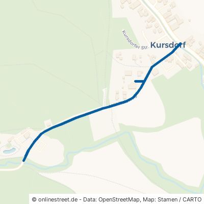 Mühltalsweg Eisenberg Kursdorf 