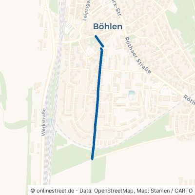 Karl-Bartelmann-Straße Böhlen 