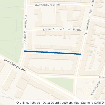 Weilburger Straße Köln Humboldt-Gremberg 